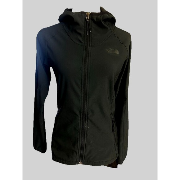 The North Face Tops - The North Face Womens XS Black Hoodie Full Zip Pocket Outdoor Jacket